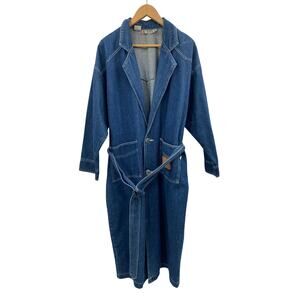 Michael Jackson M Vintage Denim Trench Coat